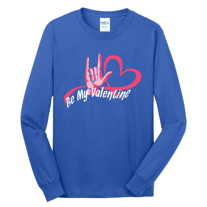 Asl Class Sign Language Appreciation Valentines Day Gift Tall Long Sleeve T-Shirt