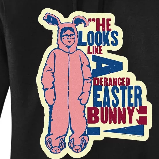 A Christmas Story Deranged Easter Bunny Women's Pullover Hoodie