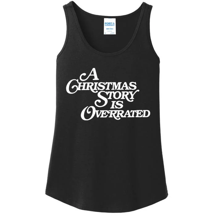 A Christmas Story Is Overrated Ladies Essential Tank