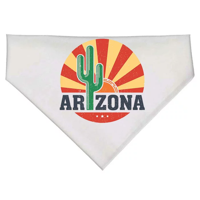 Arizona Cactus Sunset 3 Stars USA-Made Doggie Bandana