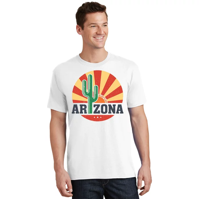 Arizona Cactus Sunset 3 Stars T-Shirt