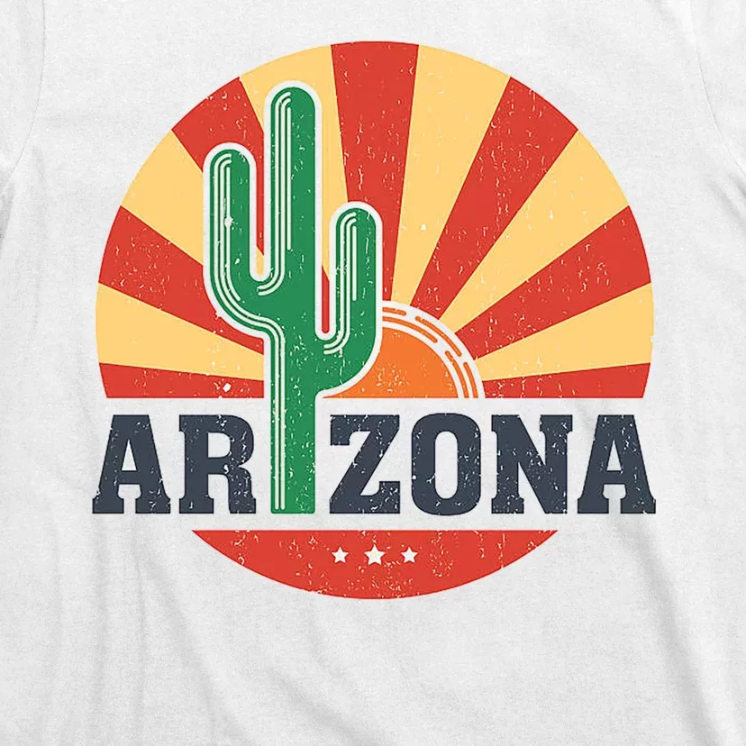 Arizona Cactus Sunset 3 Stars T-Shirt