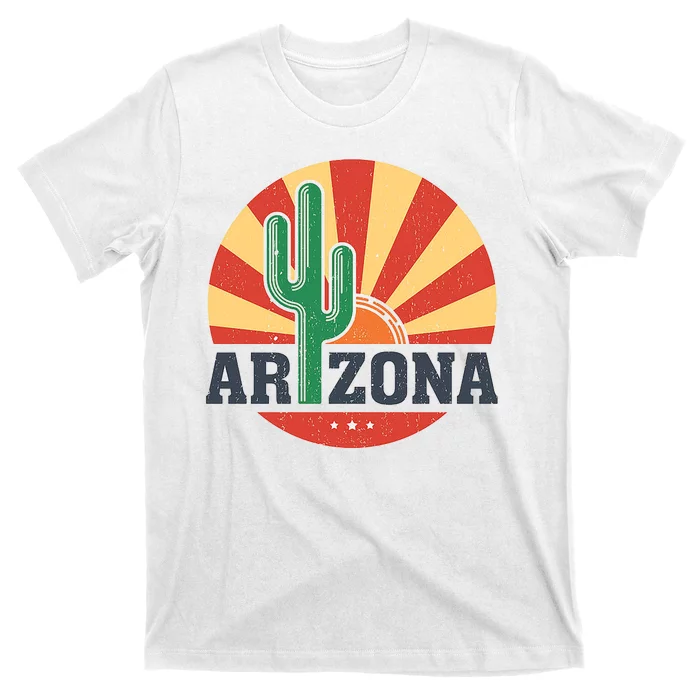 Arizona Cactus Sunset 3 Stars T-Shirt