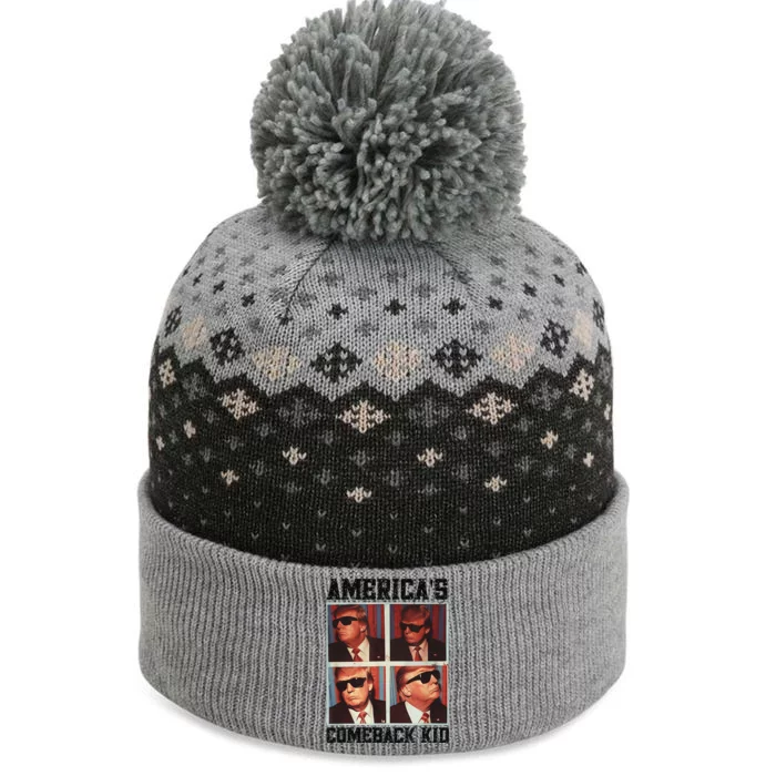 Americas Comeback Second Term President Trump Return The Baniff Cuffed Pom Beanie