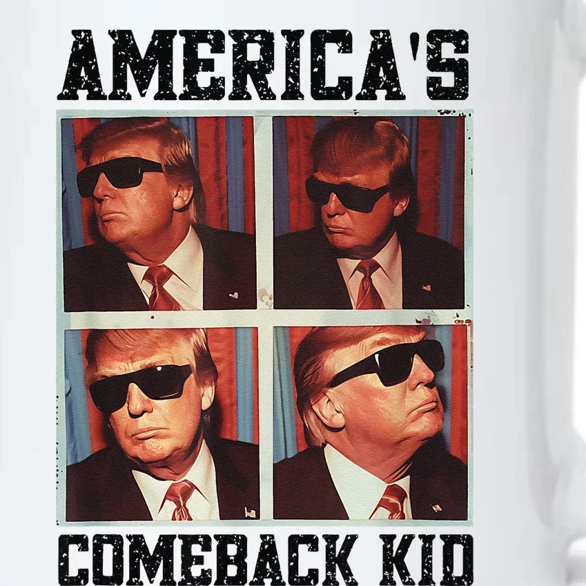 Americas Comeback Second Term President Trump Return Black Color Changing Mug