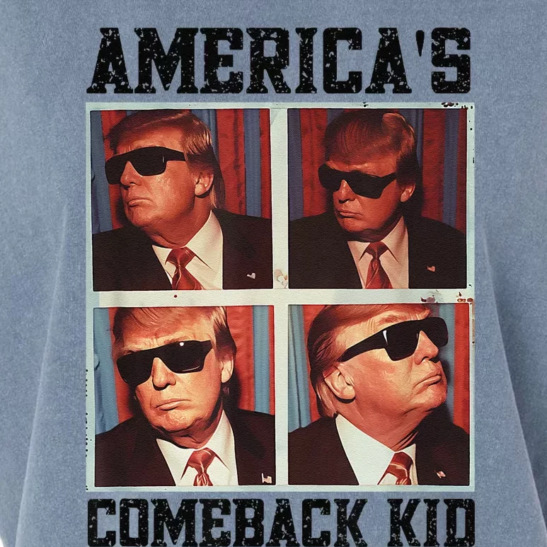 Americas Comeback Second Term President Trump Return Garment-Dyed Women's Muscle Tee