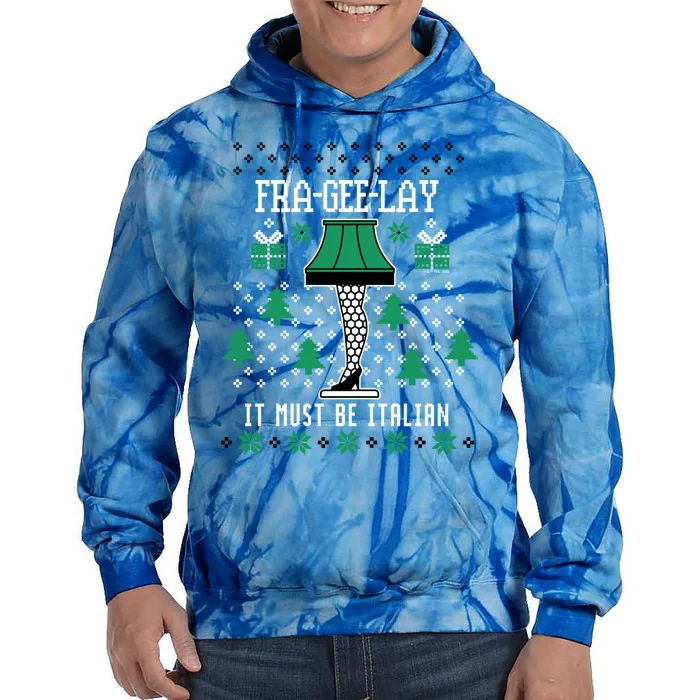 A Christmas Story Fra Gee Lay Ugly Sweater Pattern Gift Tie Dye Hoodie