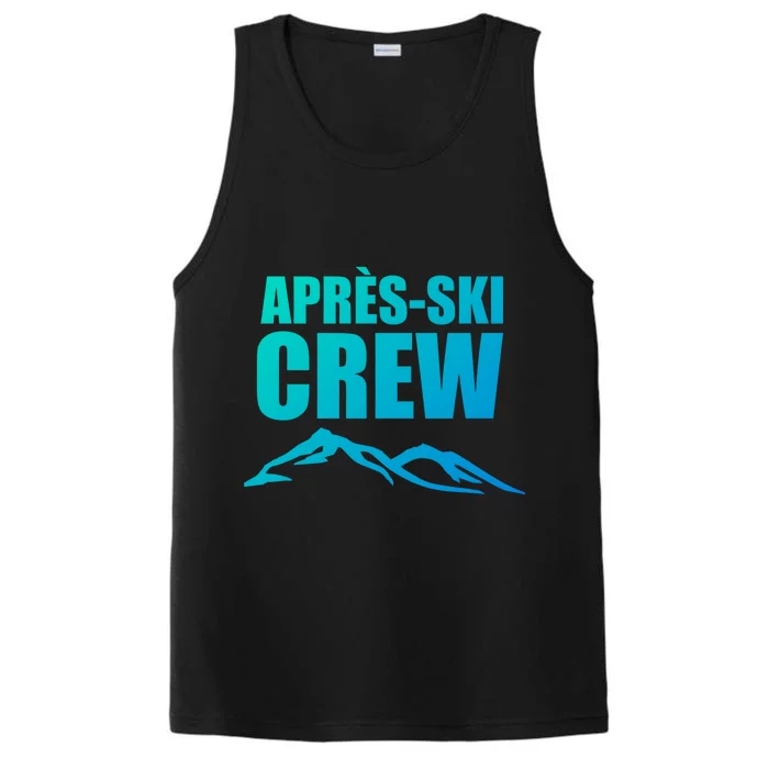 AprèsSki Crew Ski Skiing Party Gift Performance Tank