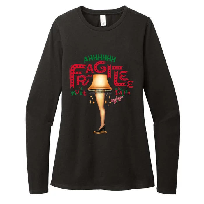 A Christmas Story Ahh Fragilee Funny Gift Womens CVC Long Sleeve Shirt