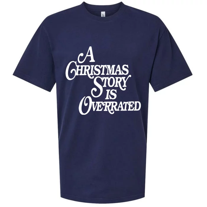 A Christmas Story Is Overrated Sueded Cloud Jersey T-Shirt