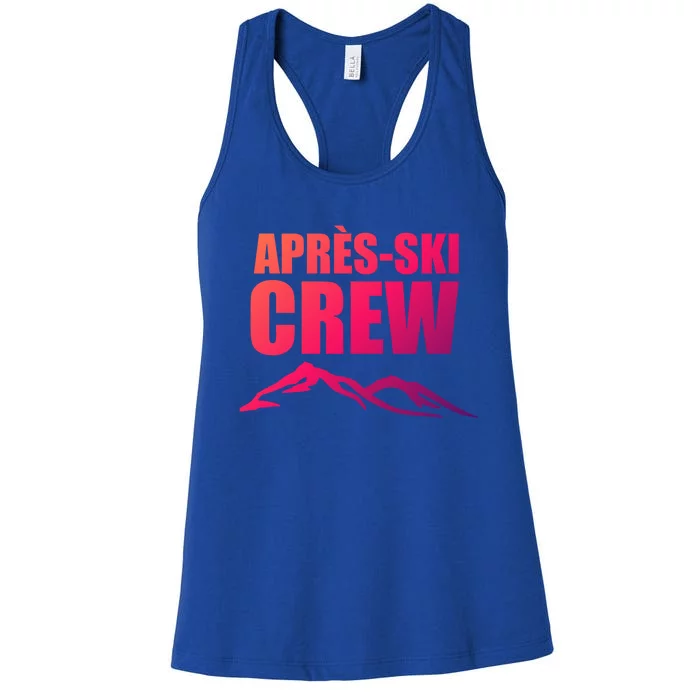 AprèsSki Crew Ski Skiing Party Gift Women's Racerback Tank