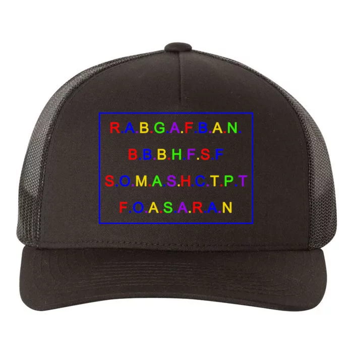 Act Up City Girls R.A.B.G.A.F.B.A.N.B.B.B.H.F.S.F S.O.M.A.S.H.C.T.P.T Yupoong Adult 5-Panel Trucker Hat