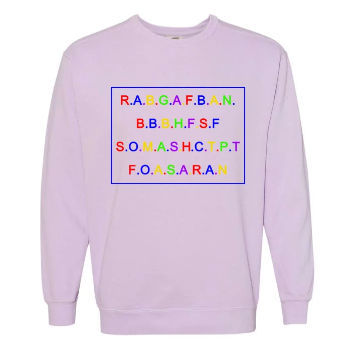 Act Up City Girls R.A.B.G.A.F.B.A.N.B.B.B.H.F.S.F S.O.M.A.S.H.C.T.P.T Garment-Dyed Sweatshirt