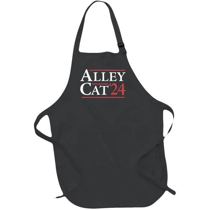 Alley Cat Trump 2024 Full-Length Apron With Pocket