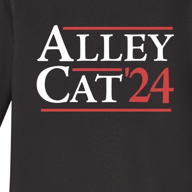 Alley Cat Trump 2024 Baby Long Sleeve Bodysuit