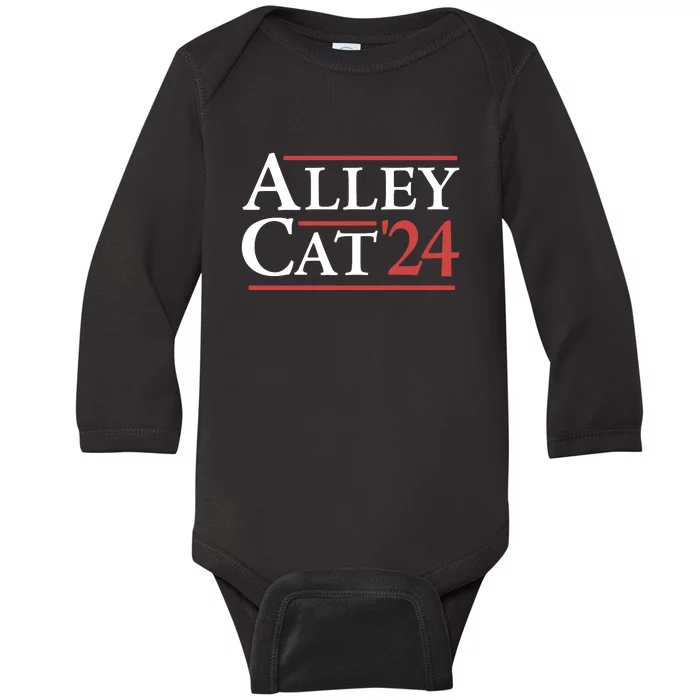 Alley Cat Trump 2024 Baby Long Sleeve Bodysuit