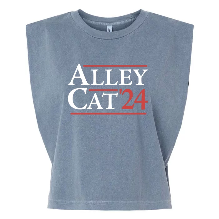 Alley Cat Trump 2024 Garment-Dyed Women's Muscle Tee