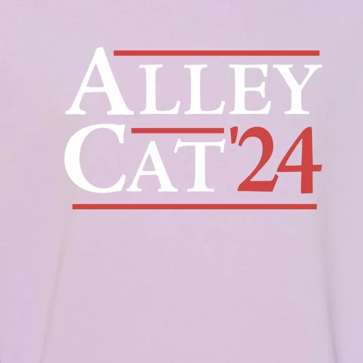 Alley Cat Trump 2024 Garment-Dyed Sweatshirt