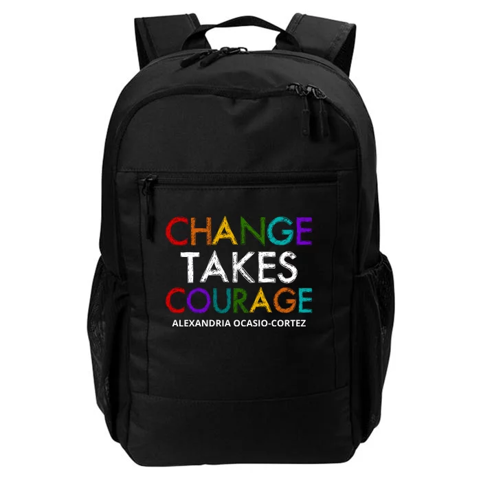 AOC Changes Takes Courage Alexandria Ocasio Cortez Daily Commute Backpack