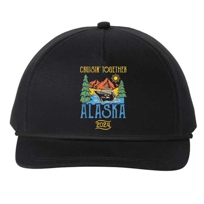 Alaska Cruise Together 2024 Snapback Five-Panel Rope Hat