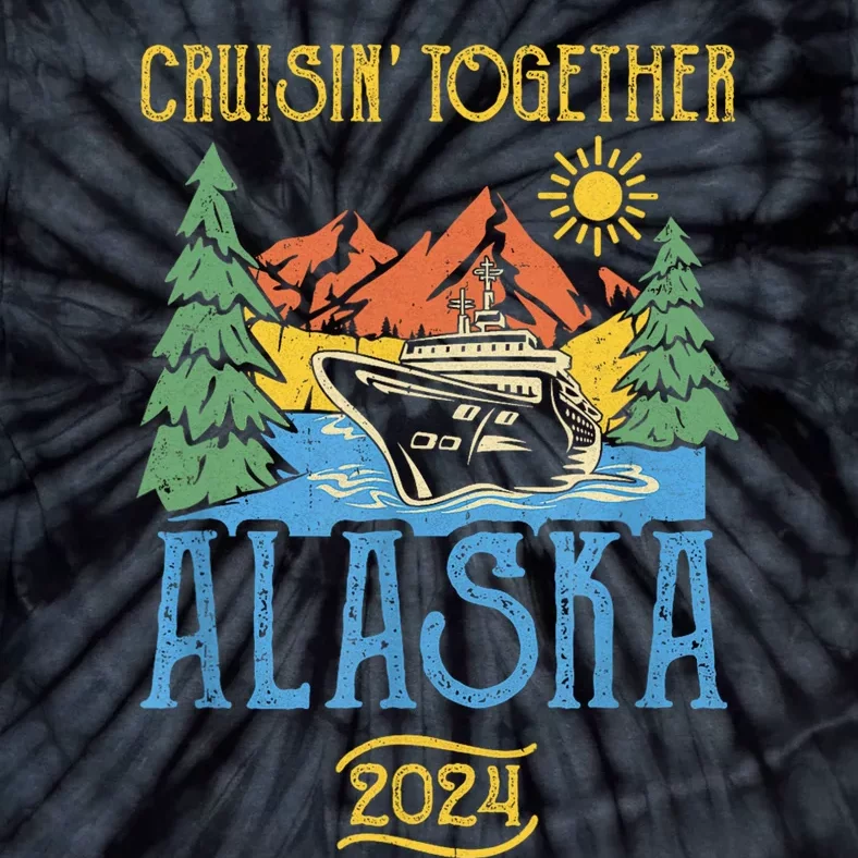 Alaska Cruise Together 2024 Tie-Dye T-Shirt