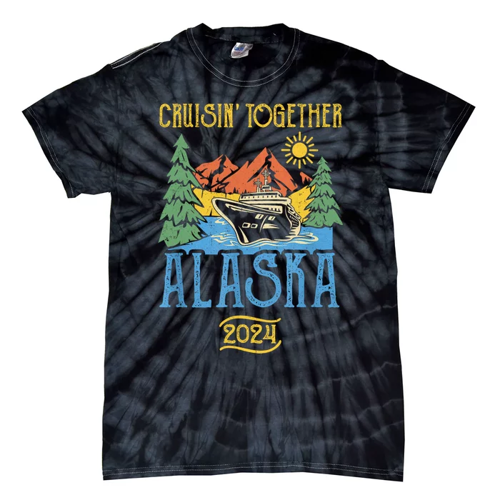 Alaska Cruise Together 2024 Tie-Dye T-Shirt