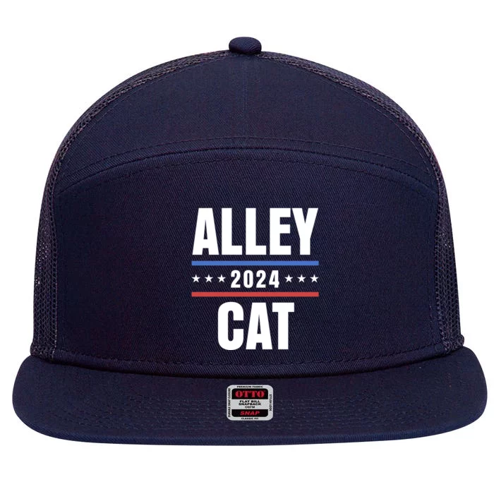 Alley Cat Trump 2024 7 Panel Mesh Trucker Snapback Hat