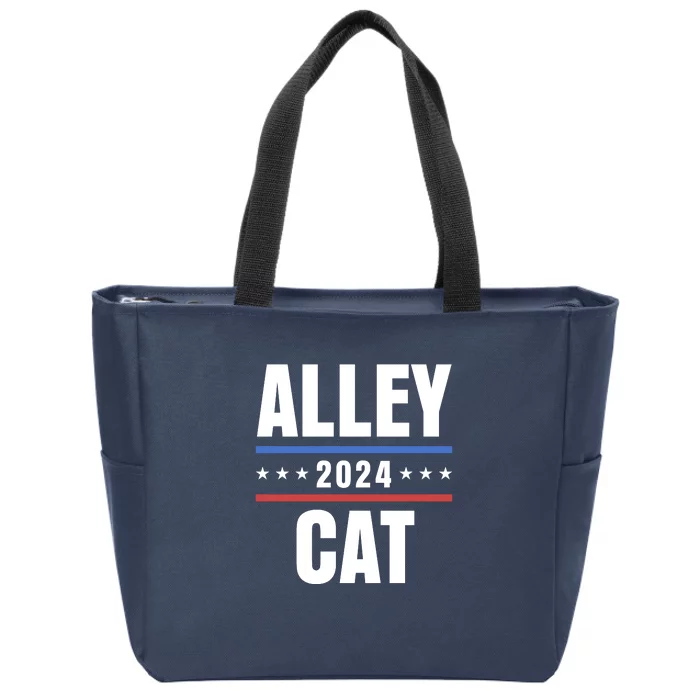 Alley Cat Trump 2024 Zip Tote Bag