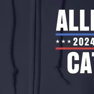 Alley Cat Trump 2024 Full Zip Hoodie