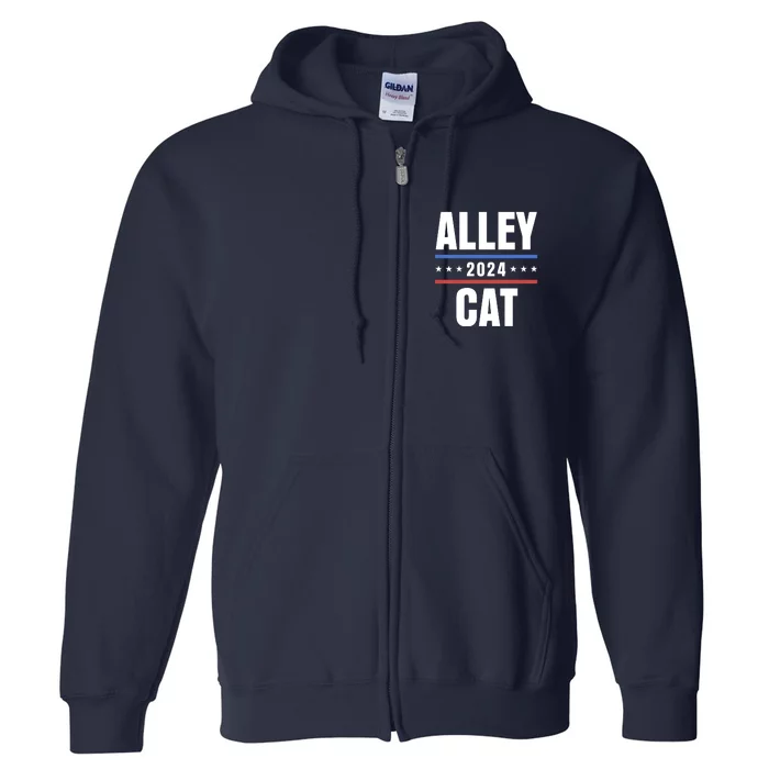 Alley Cat Trump 2024 Full Zip Hoodie