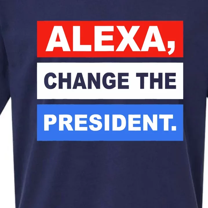 Alexa Change The President Sueded Cloud Jersey T-Shirt