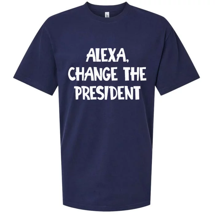 Alexa Change The President Sueded Cloud Jersey T-Shirt