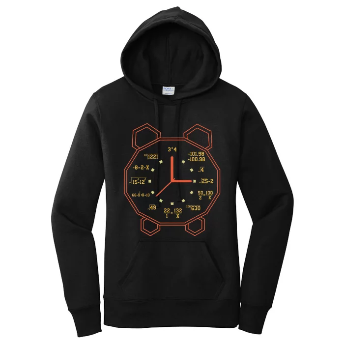 Alarm Clock Time Math Watch Mathematician Women's Pullover Hoodie