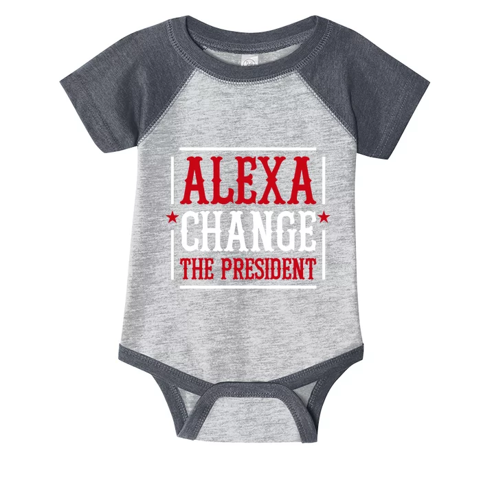 Alexa Change The President Infant Baby Jersey Bodysuit