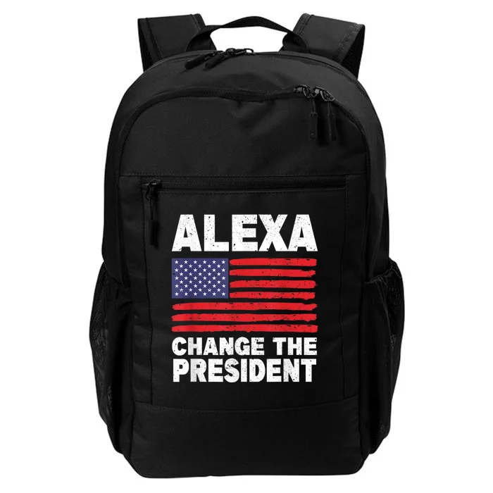 Alexa Change The President Funny Daily Commute Backpack