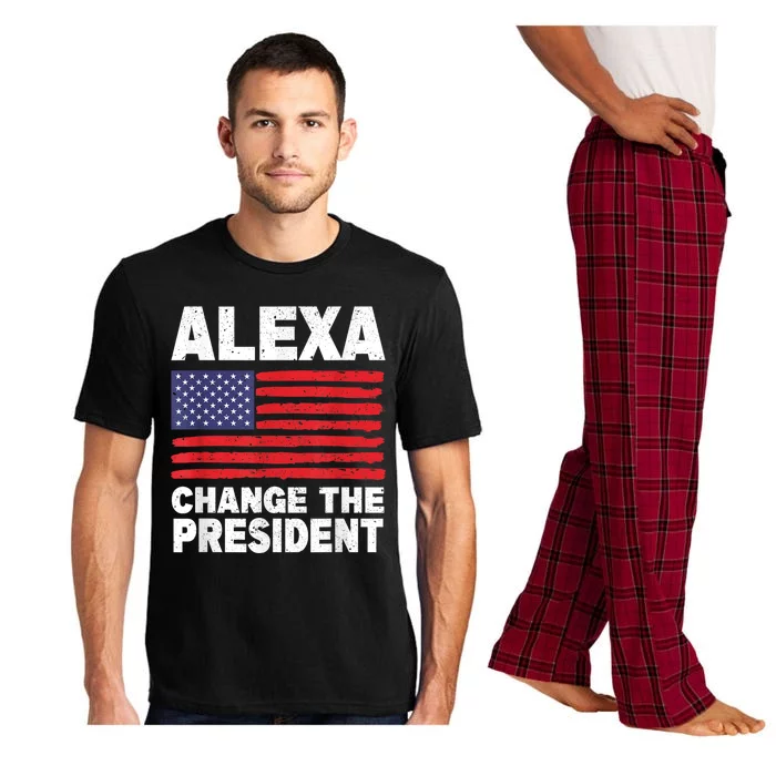 Alexa Change The President Funny Pajama Set