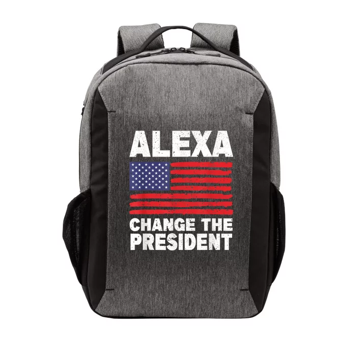 Alexa Change The President Funny Vector Backpack