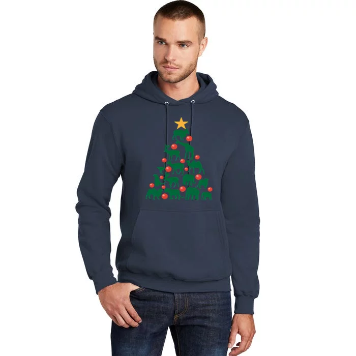 Animal Christmas Tree Tall Hoodie