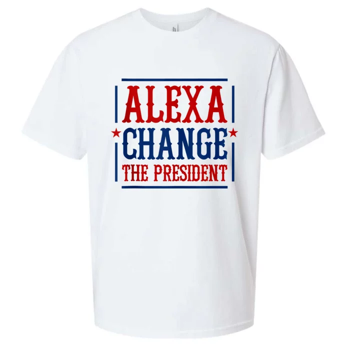 Alexa Change The President Sueded Cloud Jersey T-Shirt