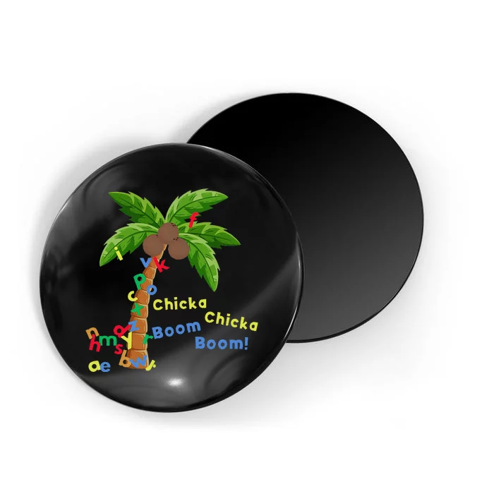 Alphabet Coconut Tree Chicka Chicka Boom Boom Magnet