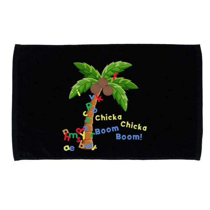 Alphabet Coconut Tree Chicka Chicka Boom Boom Microfiber Hand Towel