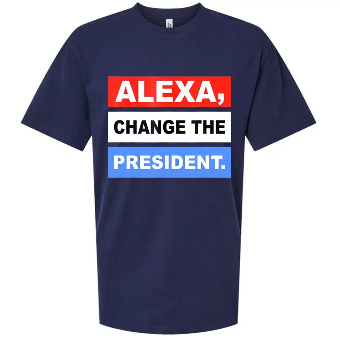 Alexa, Change The President Sueded Cloud Jersey T-Shirt