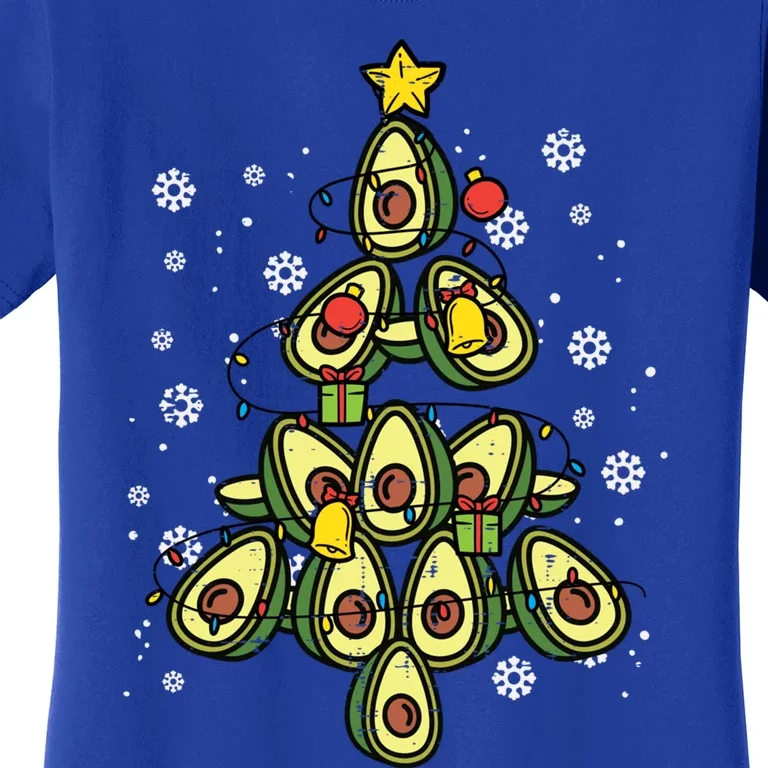 Avocado Christmas Tree Xmas Pajamas Pjs Fruit Lover Great Gift Women's T-Shirt