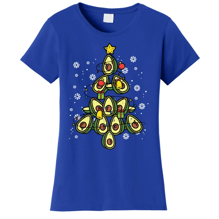 Avocado Christmas Tree Xmas Pajamas Pjs Fruit Lover Great Gift Women's T-Shirt