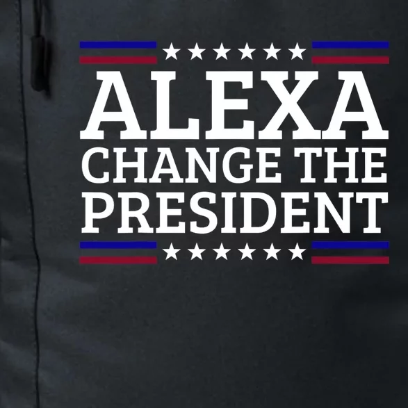 Alexa Change The President Funny Political Impeach 46 Daily Commute Backpack