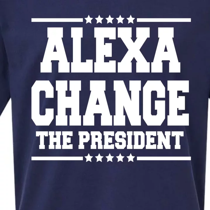 Alexa Change The President Funny Elections Sueded Cloud Jersey T-Shirt