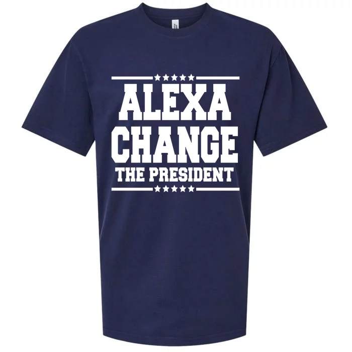 Alexa Change The President Funny Elections Sueded Cloud Jersey T-Shirt