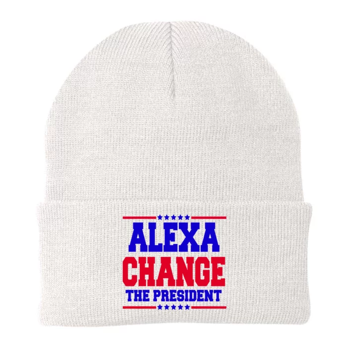 Alexa Change The President Funny Elections Knit Cap Winter Beanie