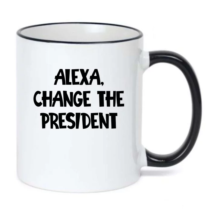 Alexa Change The President Gift Black Color Changing Mug