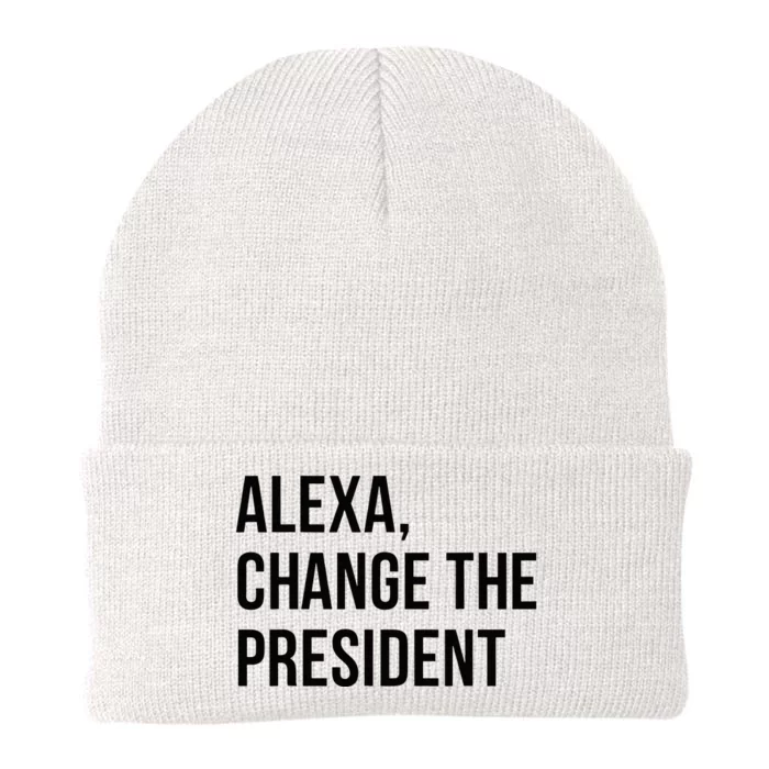 A.lexa Change The President Funny Saying Quote Knit Cap Winter Beanie